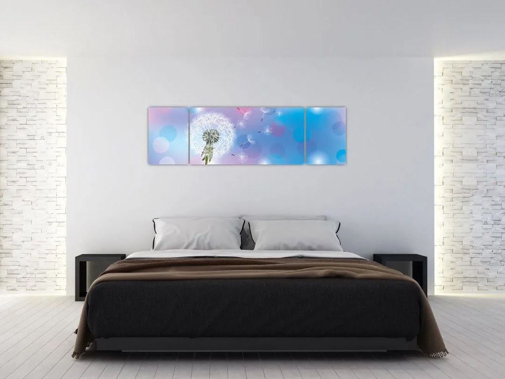 Obraz - Dmuchawiec na wietrze (170x50 cm)