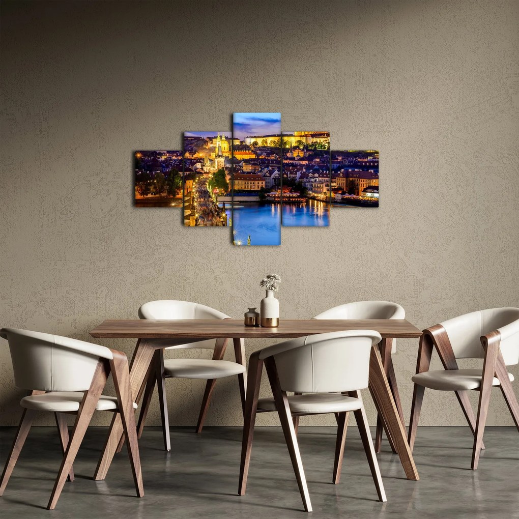 Obraz - Most Karola, Praga, Czechy (125x70 cm)