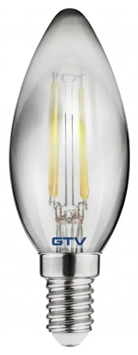 Żarówka filamentowa z ciepłym światłem z gwintem E14, 4 W – GTV