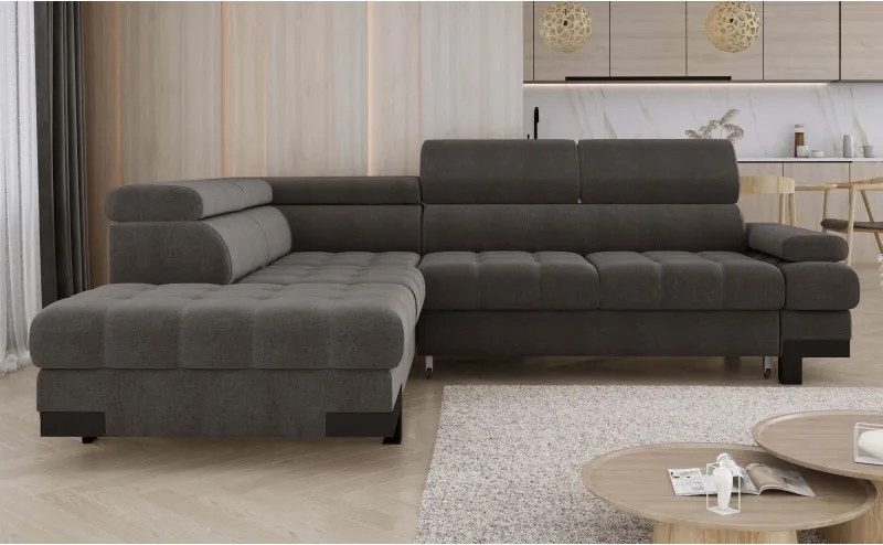 Narożnik SELVA L z funkcją spania i pojemnikiem AUSTIN 05 WERSAL