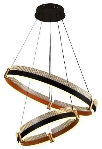 LED regulowany żyrandol na linkach LED/140W/230V 3000-6500K + DO