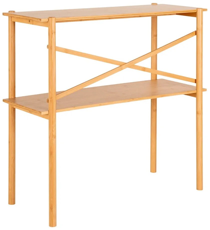 Bambusowa konsola w naturalnym kolorze 32x83 cm Manaus – House Nordic