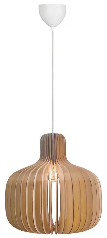 Nordlux - Lampa wisząca HAZO na przewodzie 1xE27/60W/230V beżowa