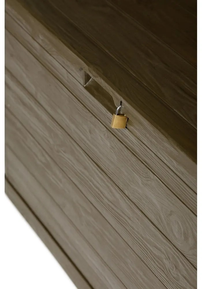 Brązowa skrzynia ogrodowa Woodys – Toomax