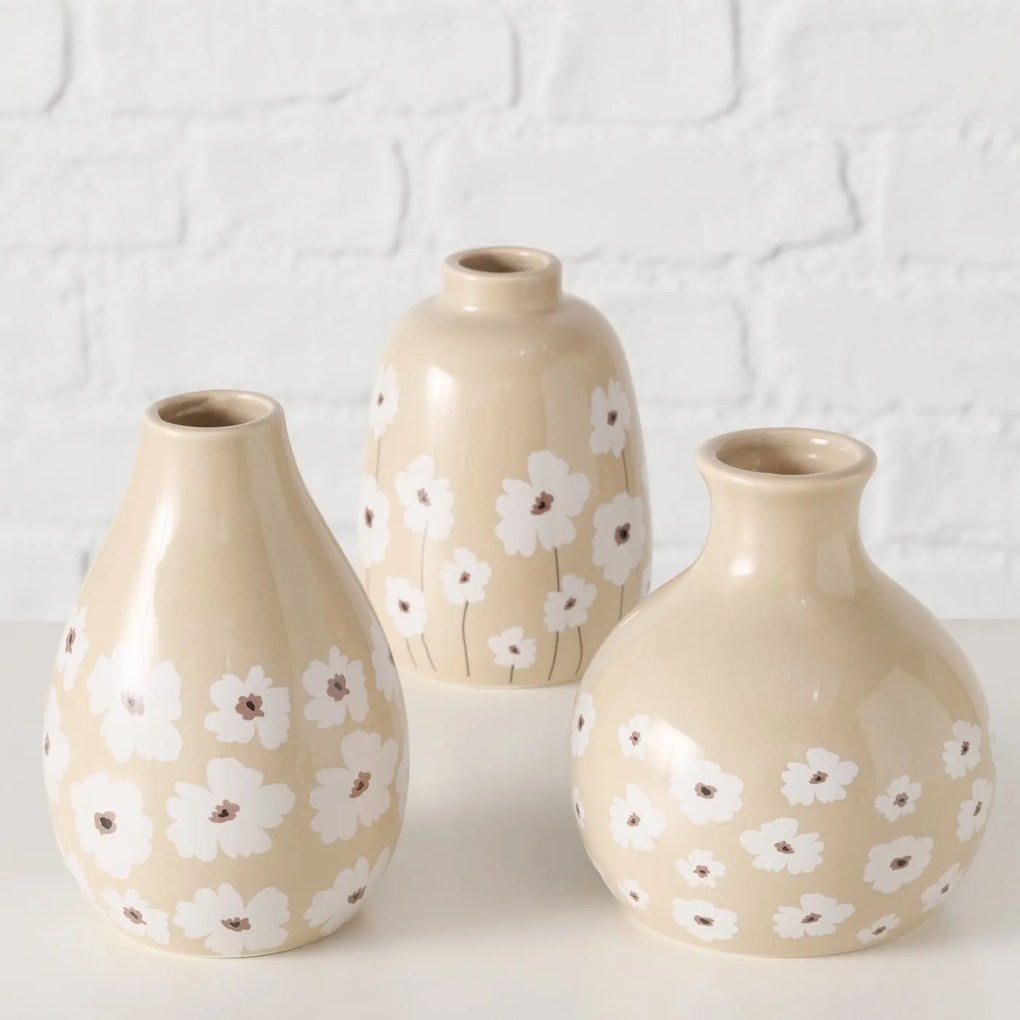Wazon ceramiczny w kwiaty CANEA
