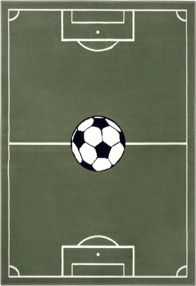 Dywan dziecięcy Adventures – Boisko zielone 200 cm x 290 cm