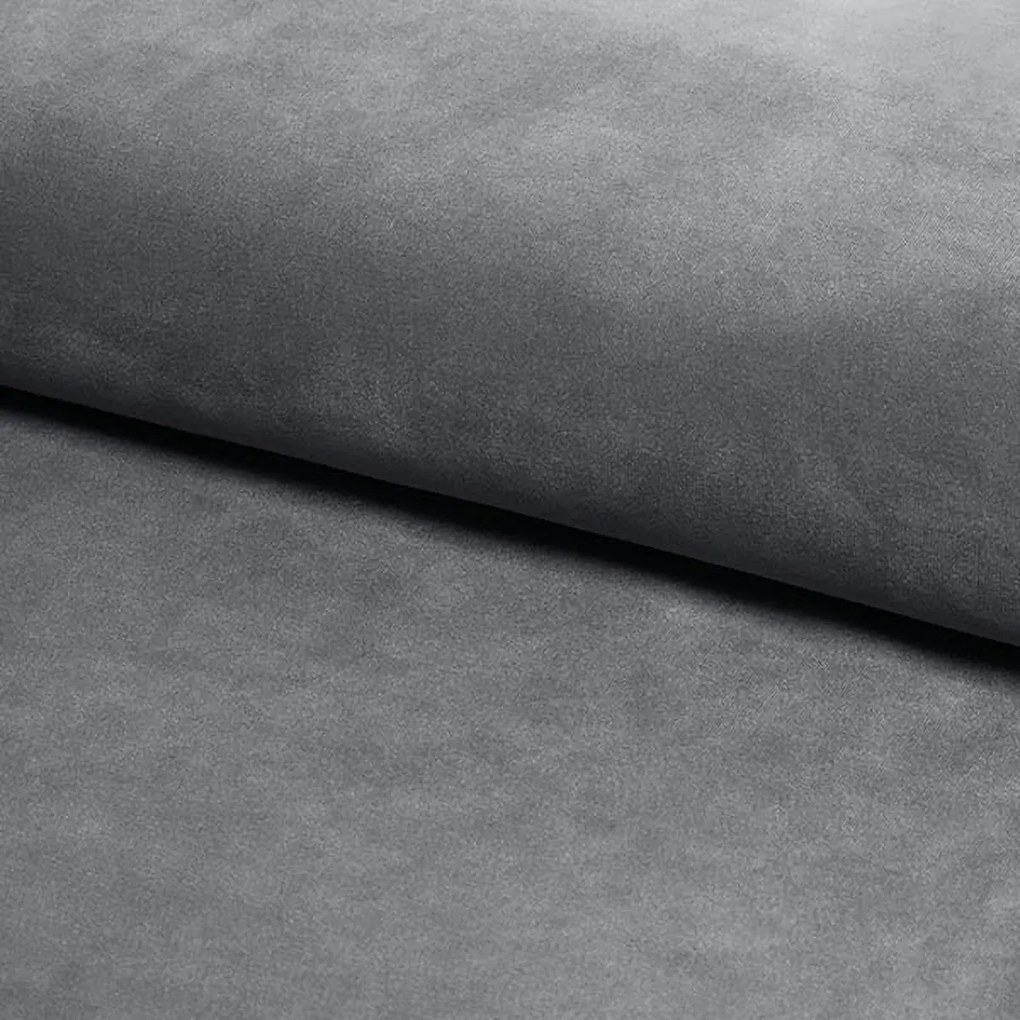 ŁÓŻKO BELLA VELVET 90X200 SZARY BLUVEL 14 SIGNAL