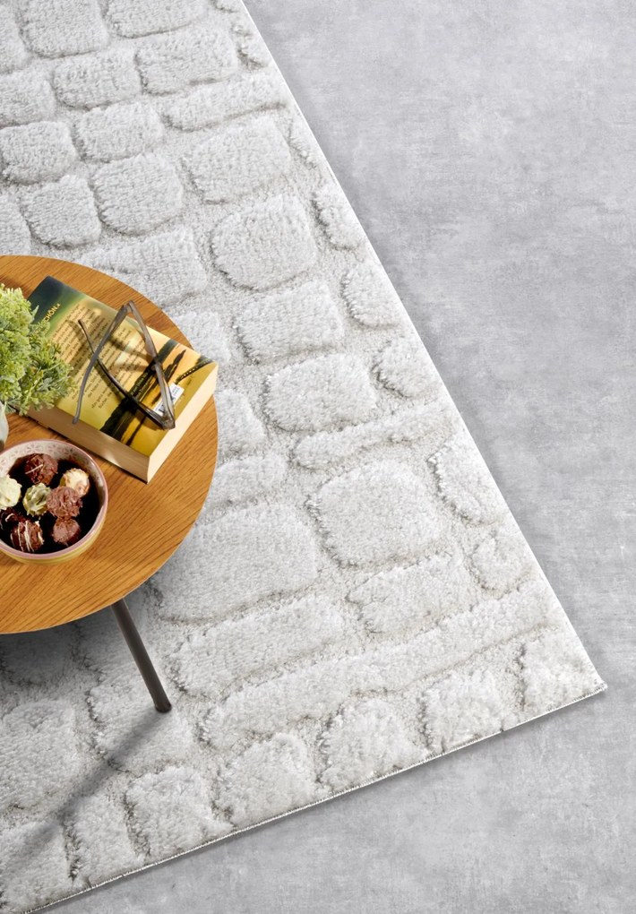 Dywan nowoczesny Gallery 3D kremowy 160 cm x 235 cm