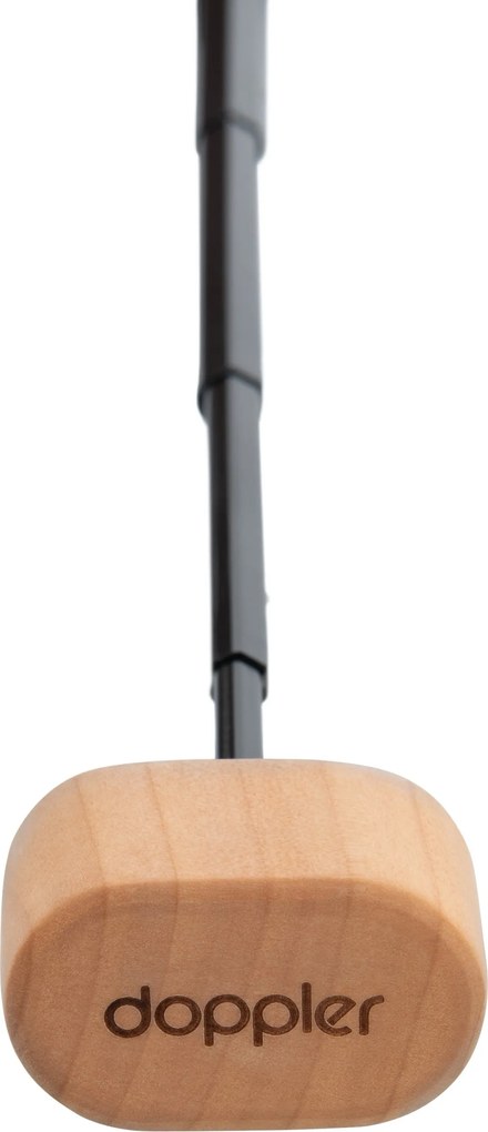 Doppler Nature Mini Cork Simply Black damski składany parasol