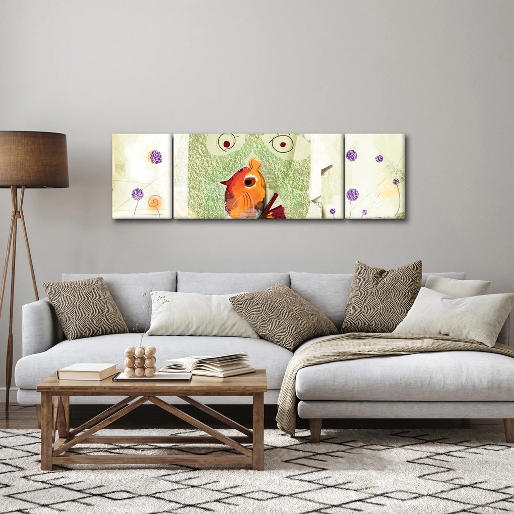 Obraz- Dusza ptaka (170x50 cm)