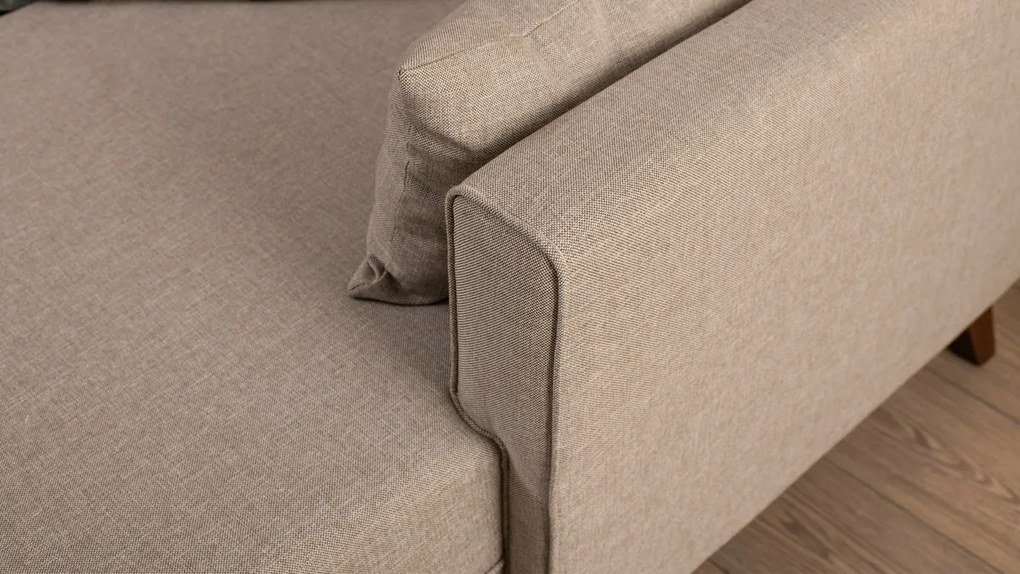 Narożna sofa rozkładana Bella Corner Right 2 Cream