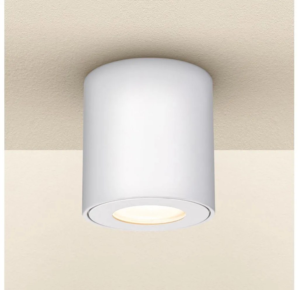 Brilagi - LED RGBW ściemnialna oprawa łazienkowa MIA 1xGU10/30W/230V 84x80 mm biała IP54