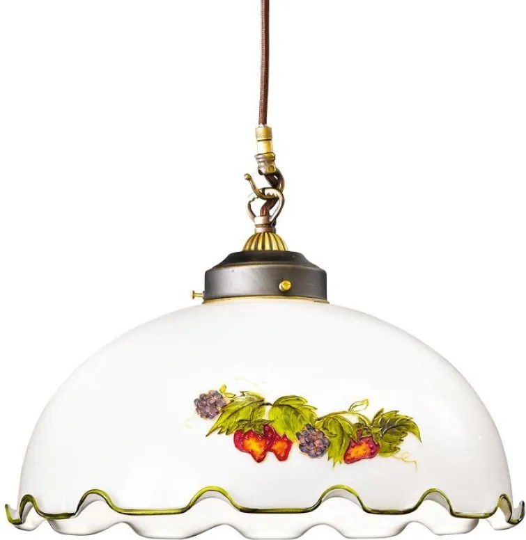 Kolarz 731.32.115 - Żyrandol na lince NONNA 1xE27/75W/230V śr. 36 cm wino/truskawki