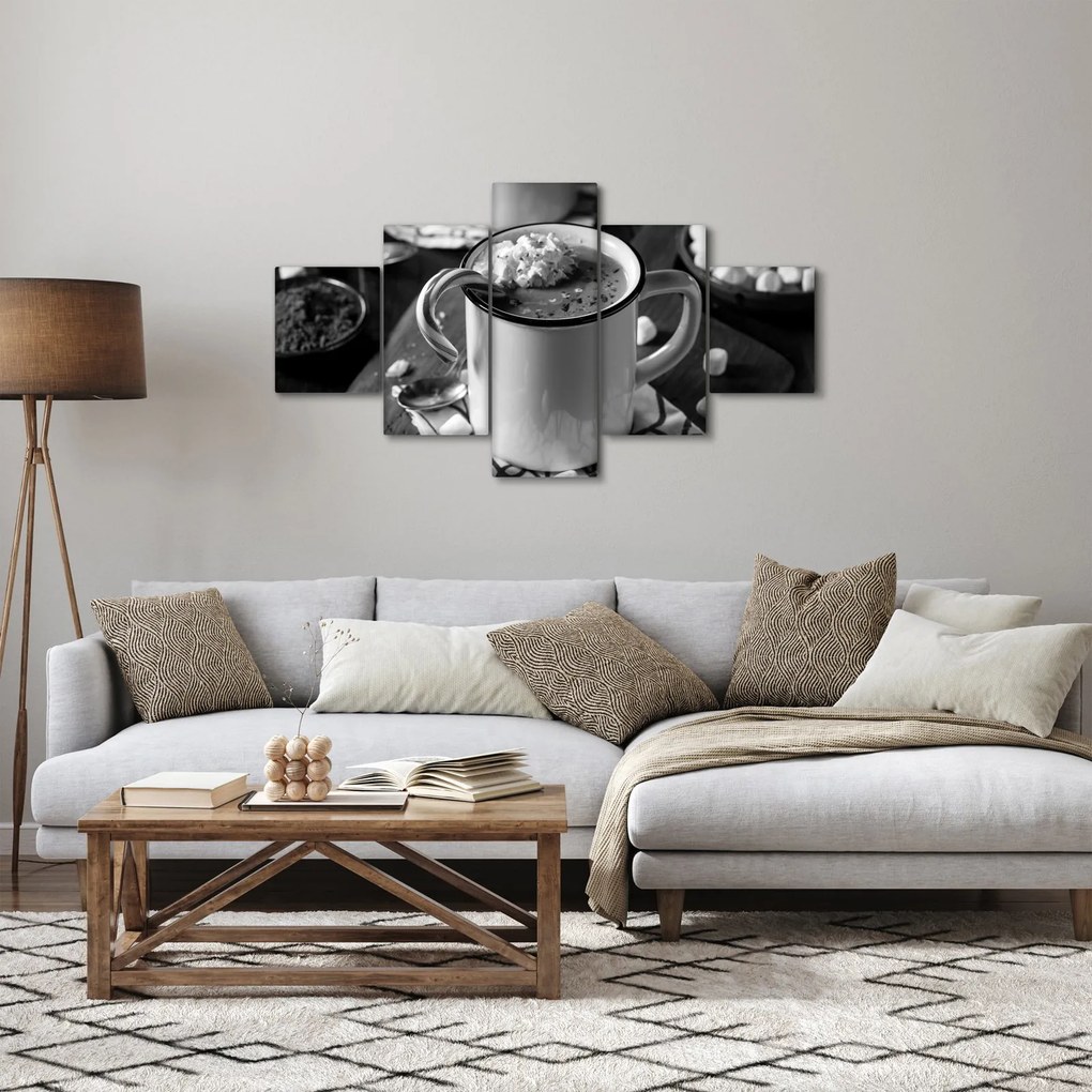 Obraz - Świąteczna gorąca czekolada (125x70 cm)