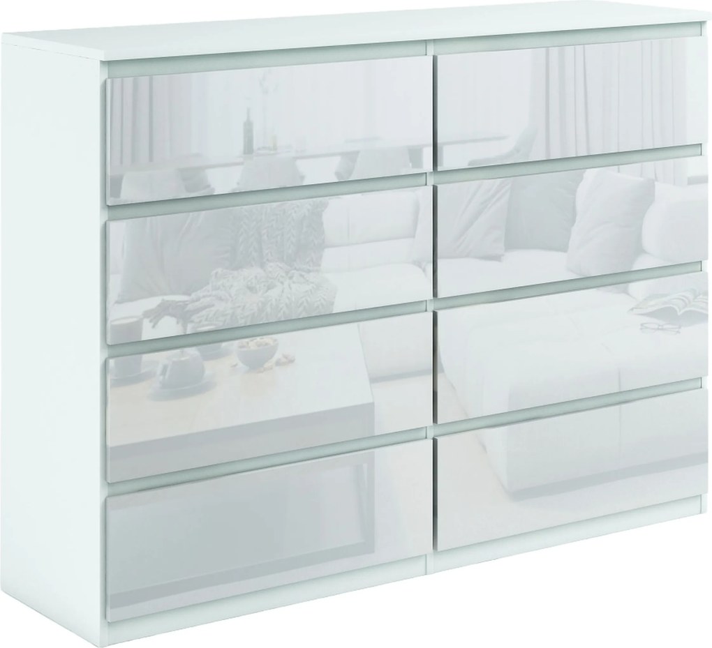 Komoda NUDO 120 cm do Salonu Sypialni Biały
