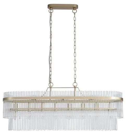 Searchlight 11400-8GO - Żyrandol na łańcuchu LARA 8xE27/60W/230V