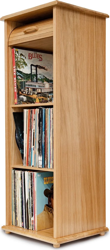 Stojak na płyty winylowe Retro