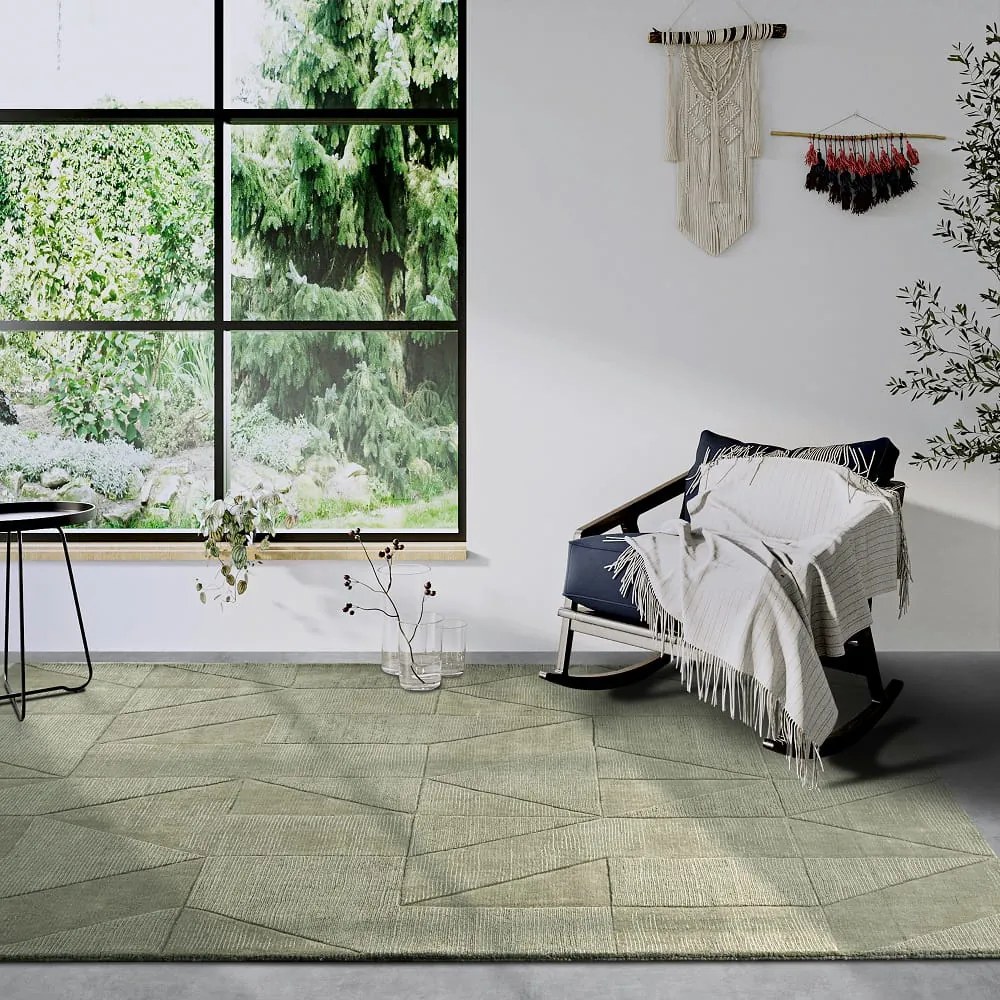 Dywan wełniany Villeroy &amp; Boch Ursule zielony 80 cm x 150 cm