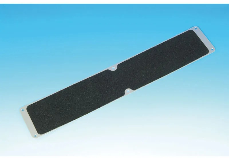 Antypoślizgowa płyta aluminiowa, 115 x 635 mm, czarna