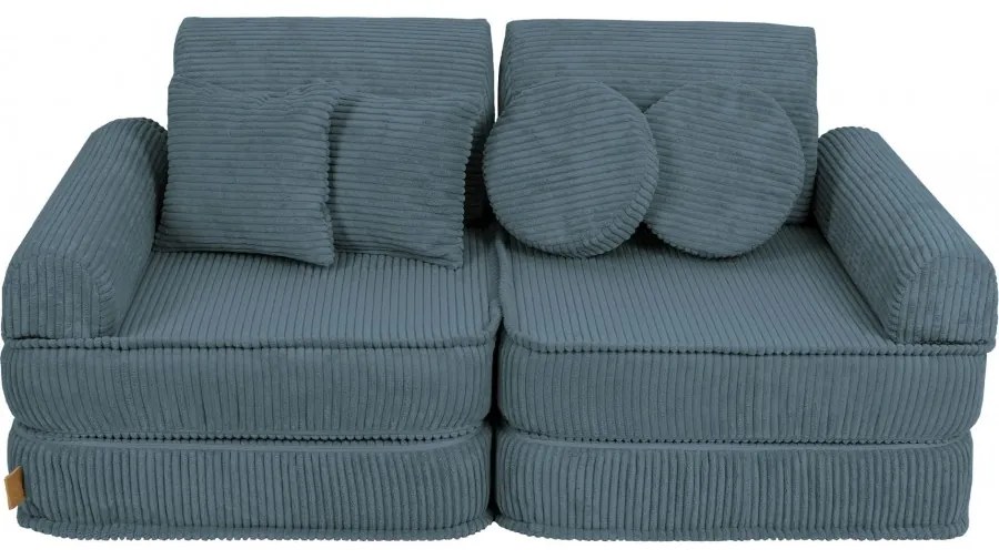 Pocket sofa plus aesthetic turkusowa - meowbaby®