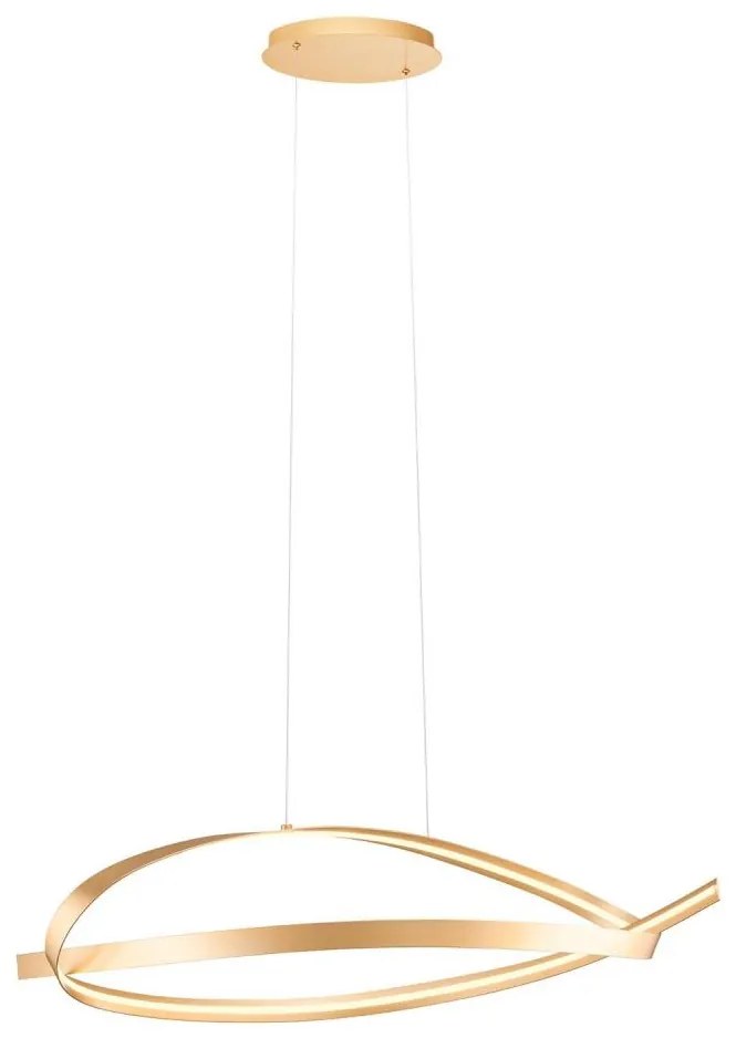 Redo 01-3616 - LED ściemnialny żyrandol na lince IMPULS LED/38W/230V złoty