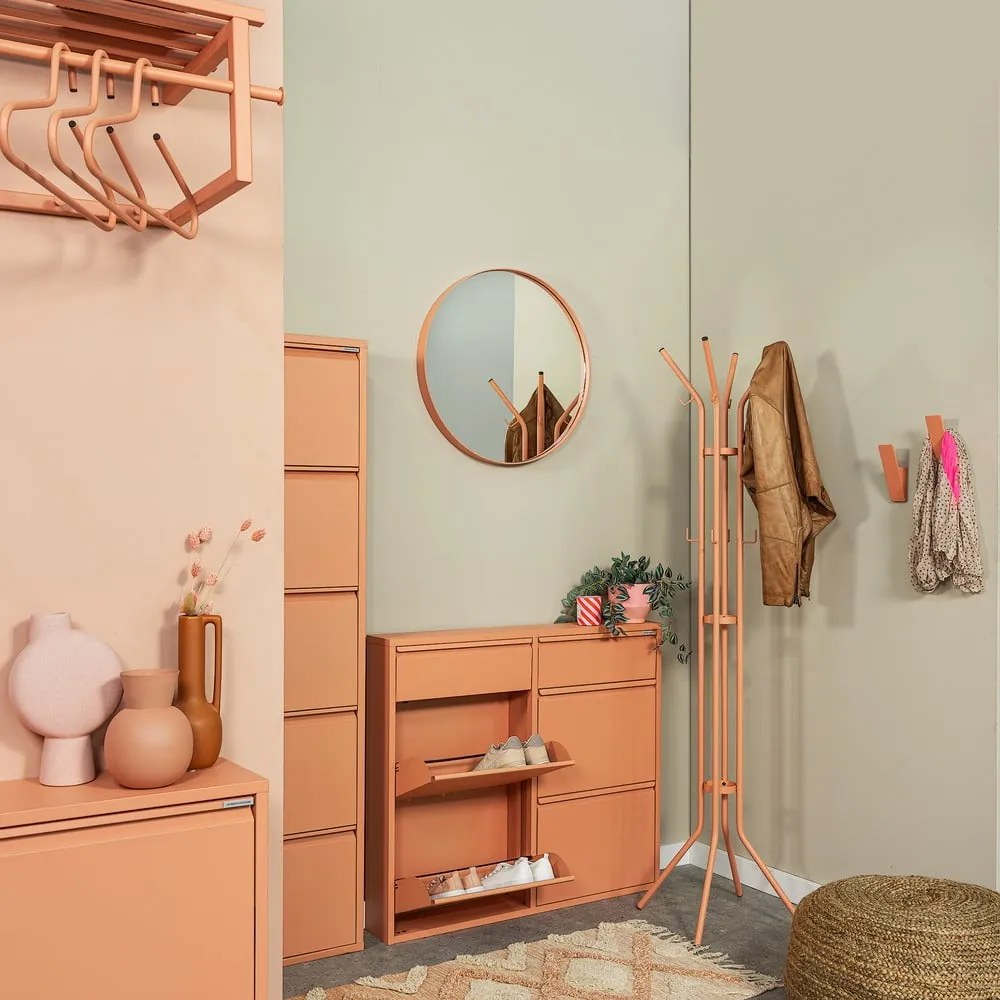 Łososiowy metalowy wieszak ø 40x170 cm Jessy – Spinder Design