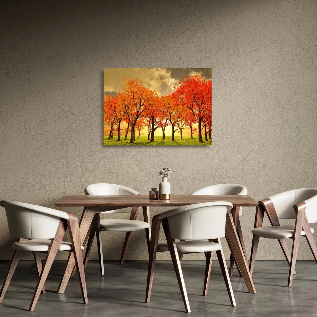 Obraz na szkle - Jesień (70x50 cm)