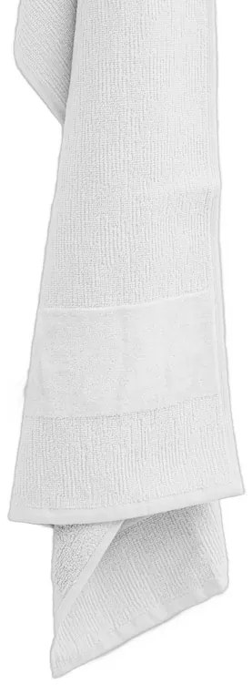 Zestaw ręczników CARRARA 1 szt. 60x100 cm i 1 szt. 40x55 cm 100% bawełna, biały