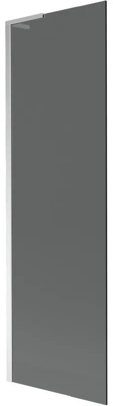 Mexen Next L parawan nawannowy 1-skrzydłowy 60 x 150 cm, grafit, chrom - 895-060-000-03-40-01