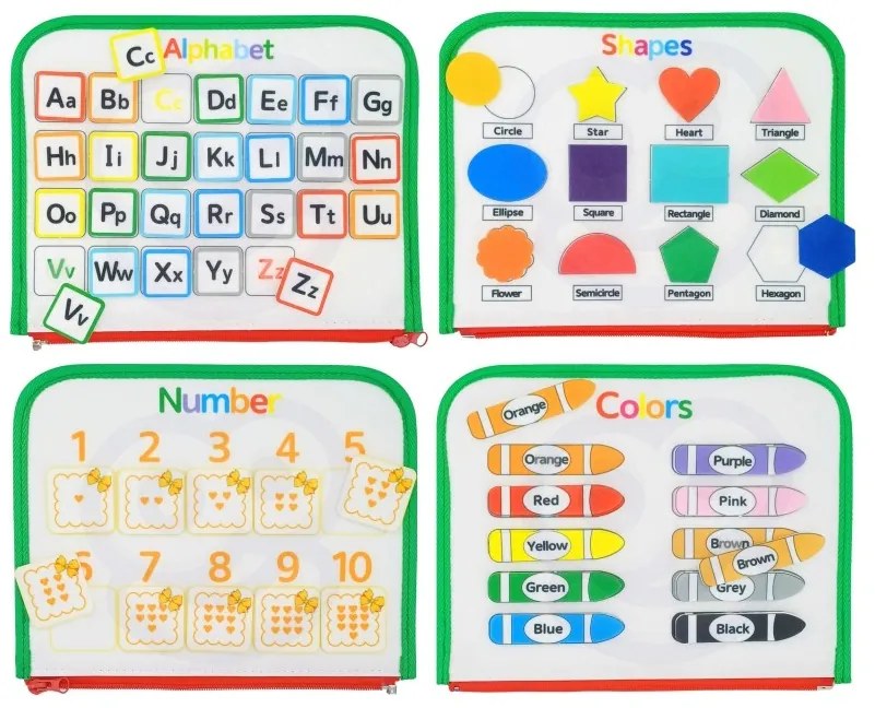 Woopie edukacyjna książeczka walizka montessori - edycja świąteczna