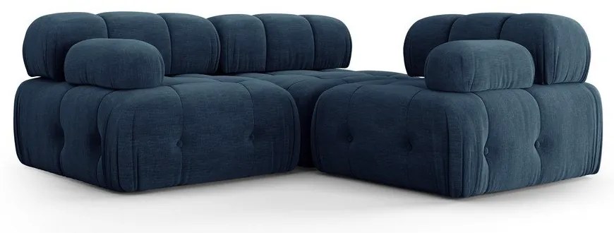 Ciemnoniebieska sofa 288 cm Ferento – Cosmopolitan Design