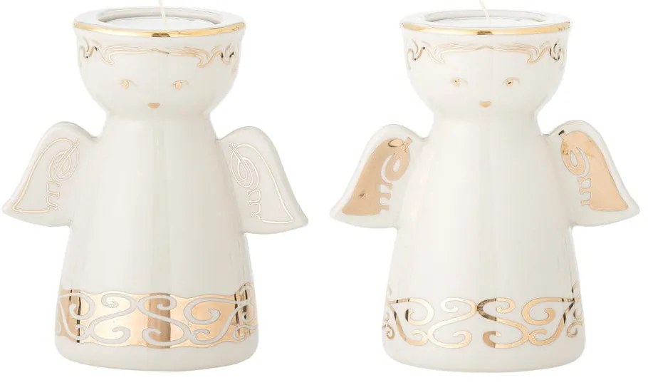 Kamionkowe świeczniki na świeczkę typu tealight zestaw 2 szt. Faella – Bloomingville
