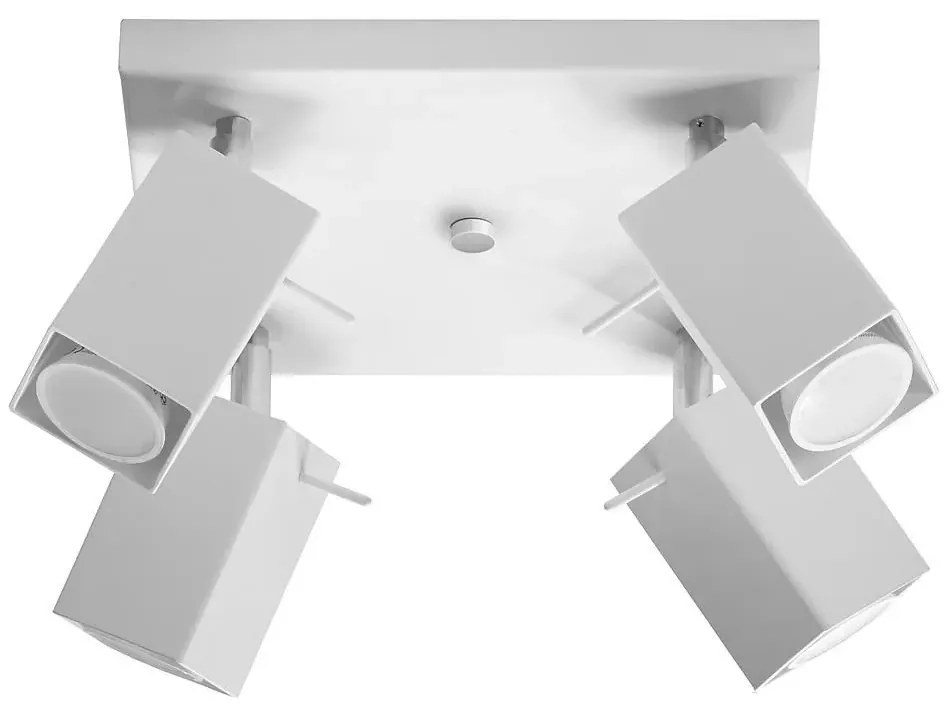 Kwadratowy plafon LED E789-Rexi - biały