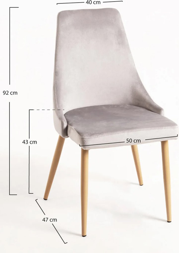 Zestaw 4 Krzese Stoik Wood