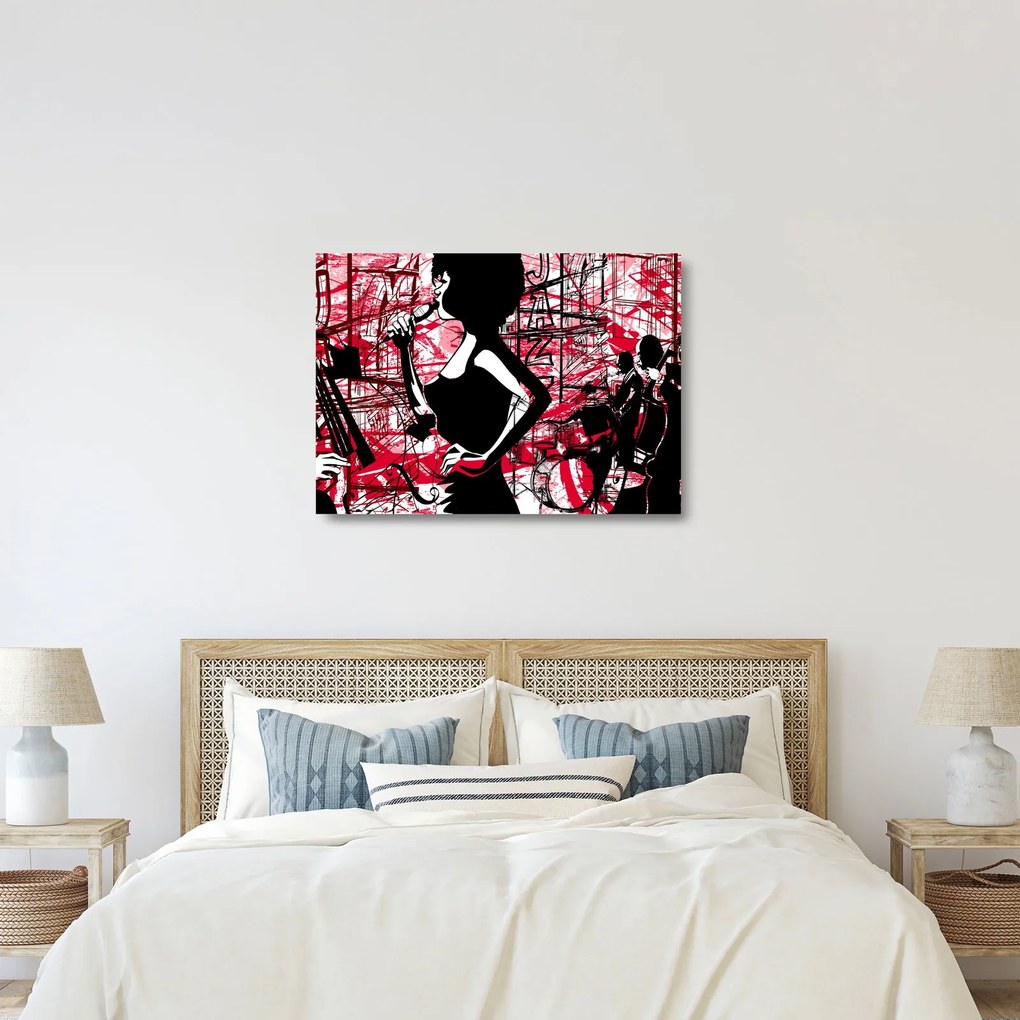 Obraz na szkle - Jazz (70x50 cm)
