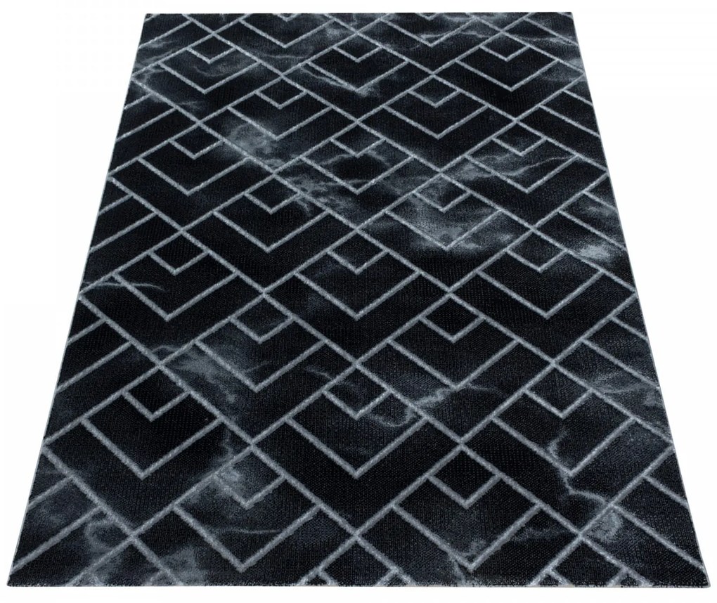 Dywan nowoczesny Naxos mozaika brązowo-szary 160 cm x 230 cm