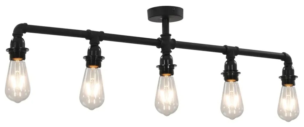 Czarna lampa sufitowa industrialna - 23X EX176 R9-Z59