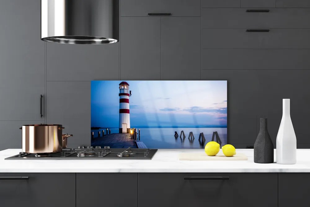 Szkło Dekoracyjne do Kuchni Wieża Latarni Morskiej