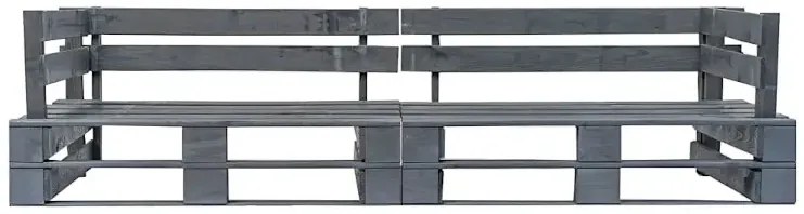 2-osbowa sofa z palet do ogrodu K1-D55