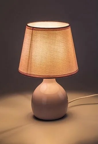 Rabalux 74078 lampa stołowa Ingrid, jasnoróżowy