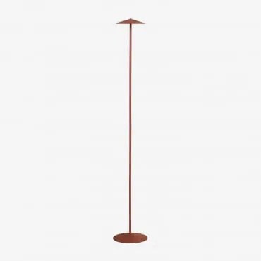 Bezprzewodowa Lampa Podłogowa Led Z Żelaza Emilein Chocolate & Blk Frame - Sklum