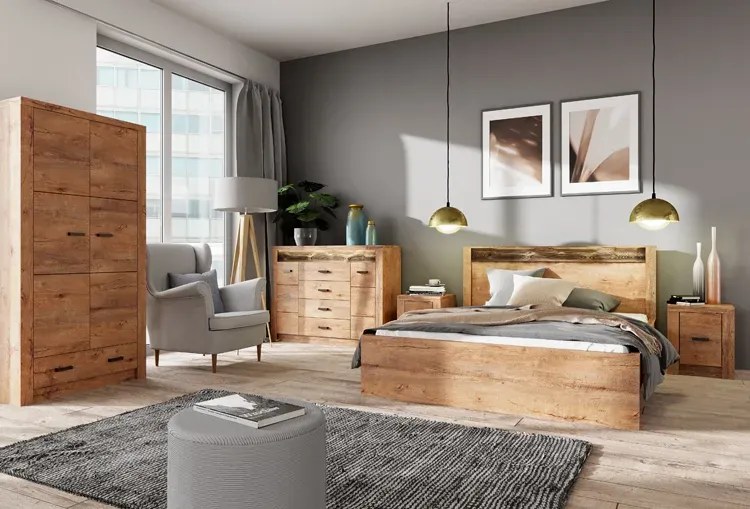 Komoda W Biały Kolorze Kraft Swobodny D9-D19
