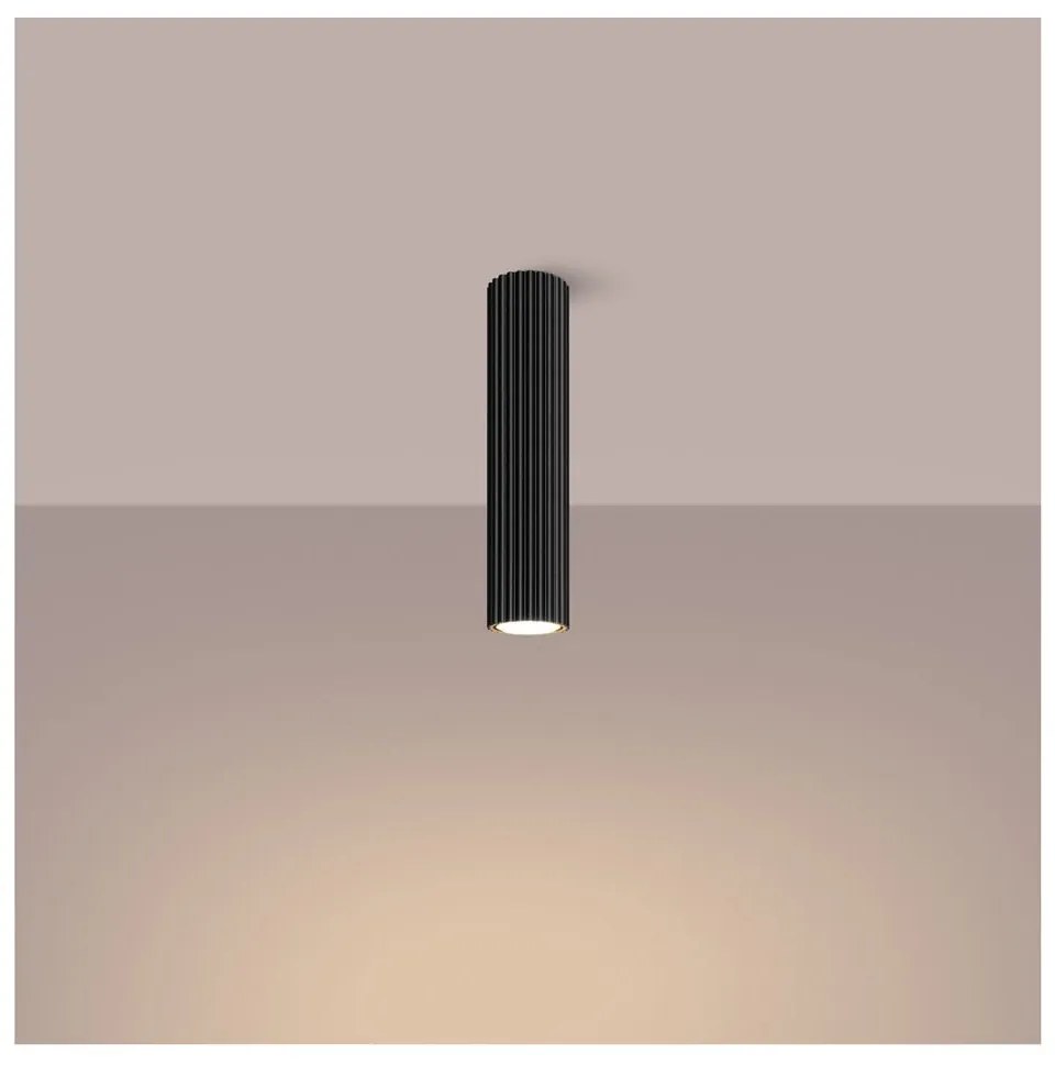 Czarna lampa punktowa Gleam – Sollux