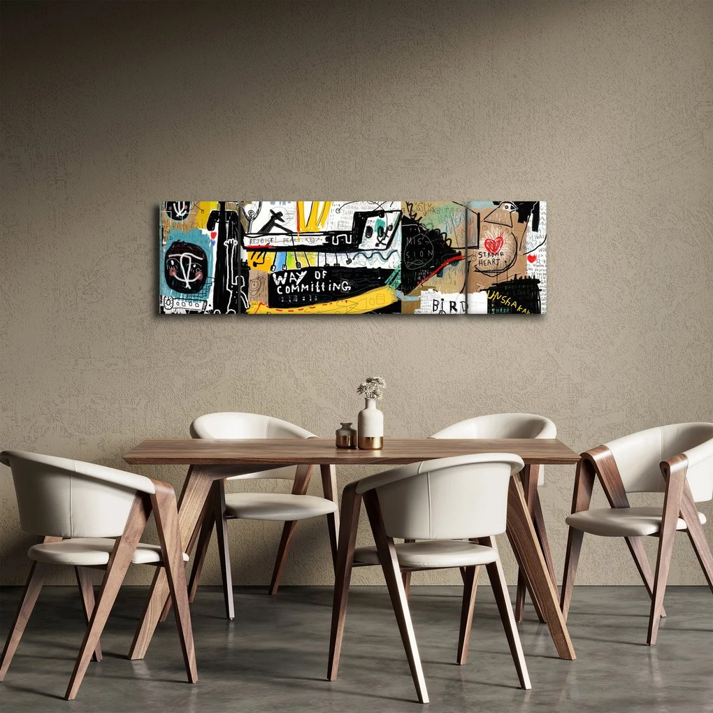 Obraz - Graffiti (170x50 cm)