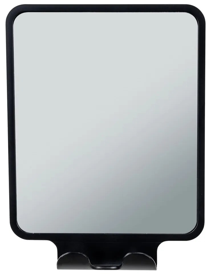 Lustro kosmetyczne z wieszakiem 14x19.5 cm Quadro Black – Wenko