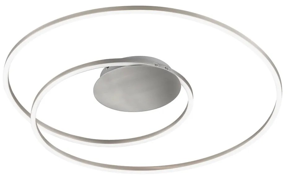 Lampa sufitowa LED w kolorze srebra ze zdalnym sterowaniem i ściemniaczem Holy – Fischer & Honsel