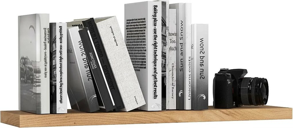 Półka AKORD PS4 Dąb Sonoma 80 cm kolor Dąb Sonoma mat 1 półka 80x20x3,2 cm