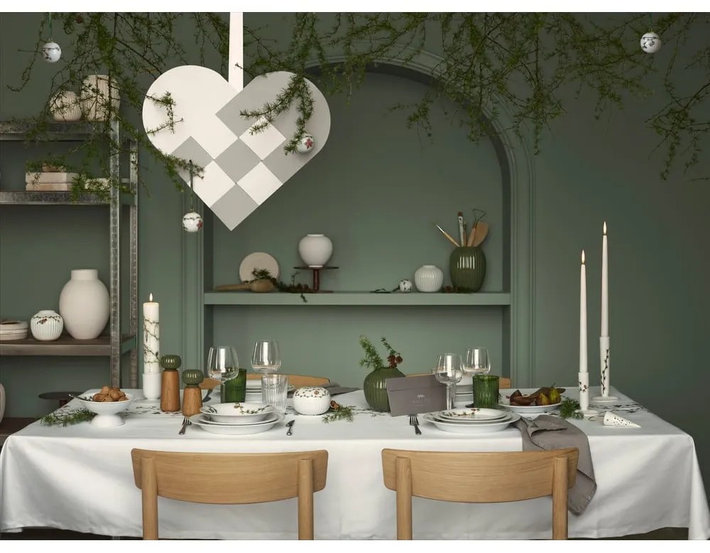 Biała porcelanowa miska ze świątecznym motywem Hammershøi – Kähler Design