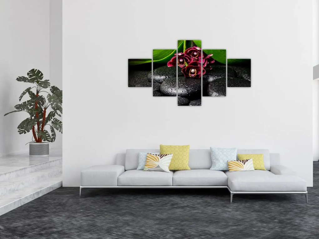 Obraz - Kamienie lawy (125x70 cm)