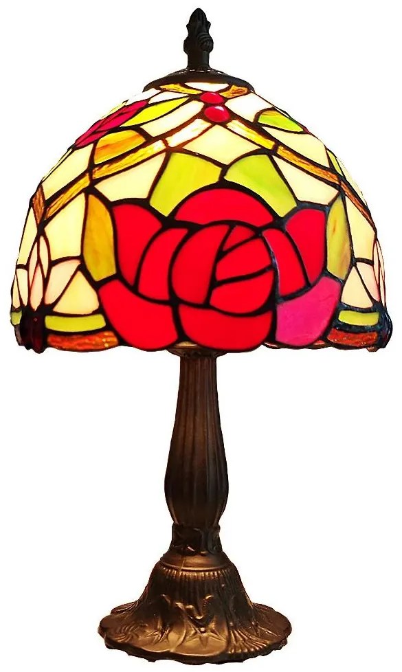 Brilagi - witrażowa lampa stołowa Tiffany GARLAN 1xE14/40W/230V